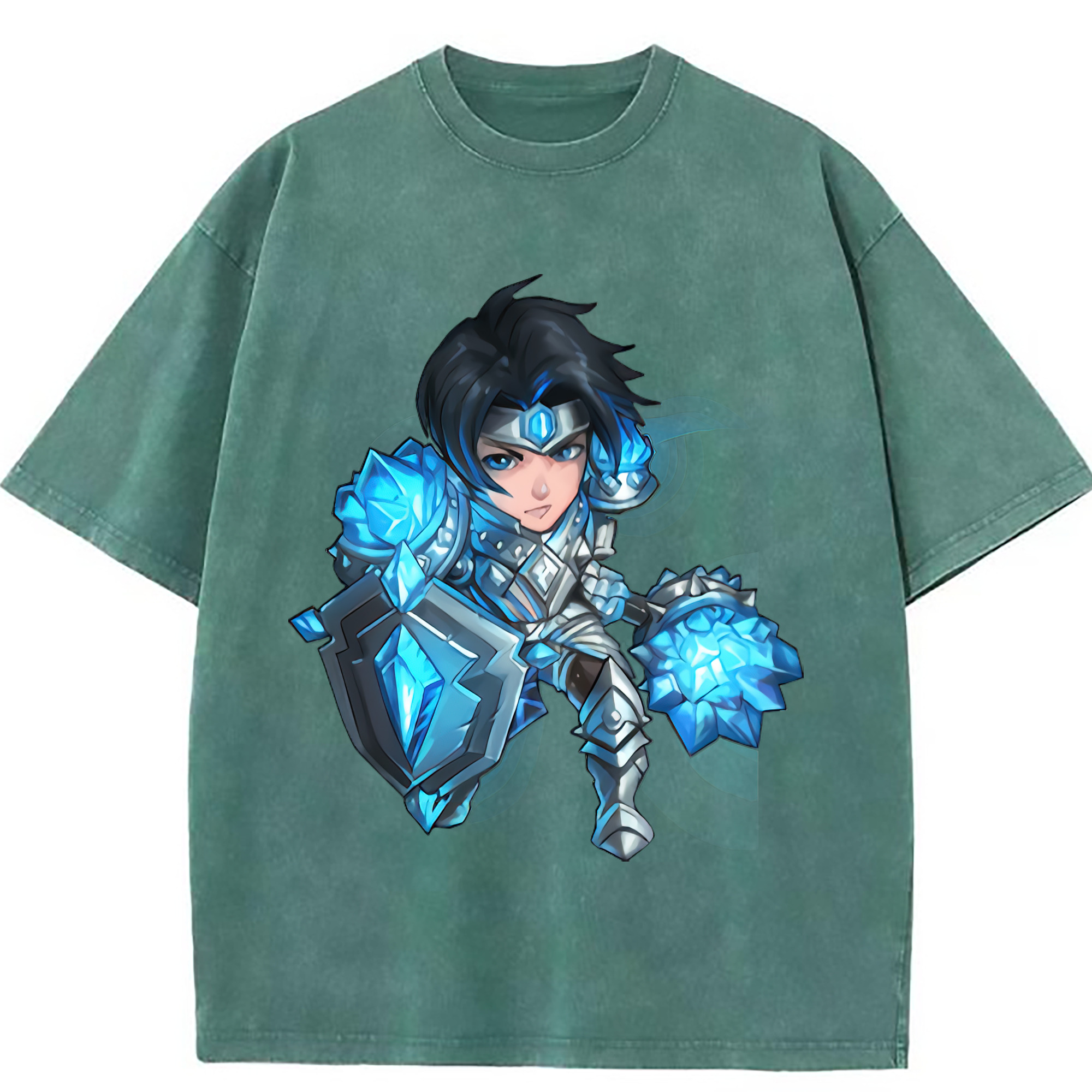 （画像用） リーグ・オブ・レジェンド League of Legends LOL 綿100% ヴィンテージ風 半袖Tシャツ（フロントプリント）